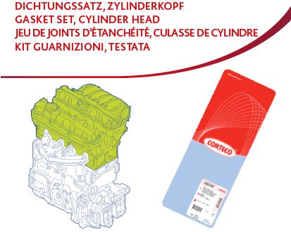 CORTECO Dichtungssatz, Zylinderkopf 417264P